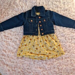 Toddler Dress with Jean Jacket